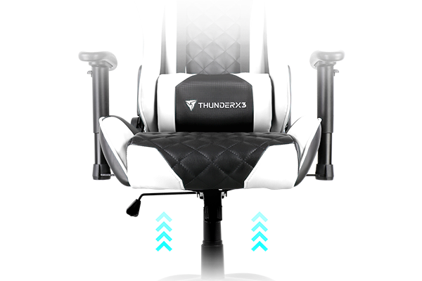 Thunderx3 Black & White Gaming Chair